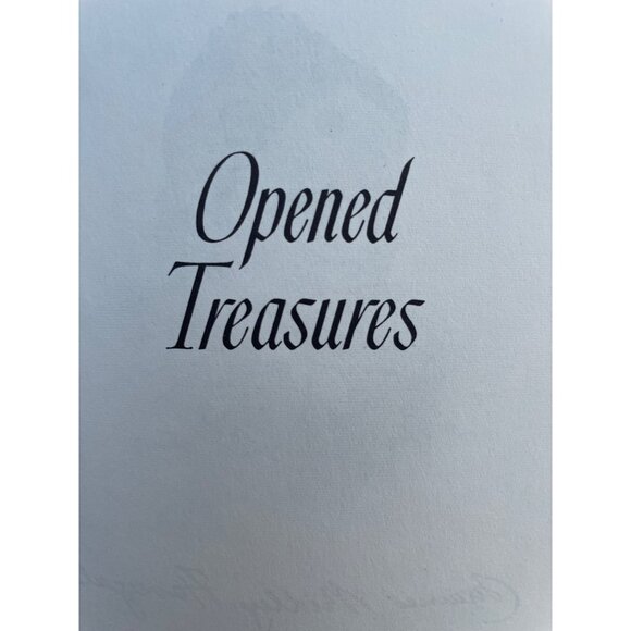 Opened Treasures By Frances Ridley Havergal First Edition 1962 Loizeaux Brothers - Picture 2 of 6